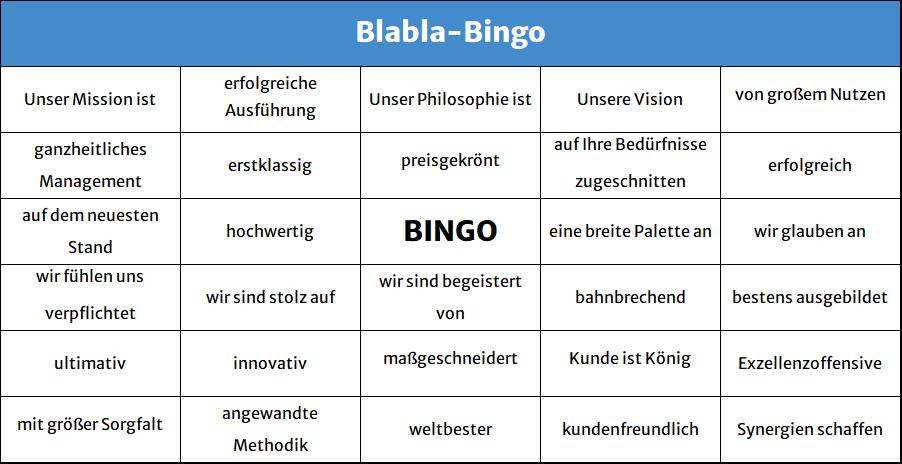 Bingo-Matrix Bingo Matrix 1