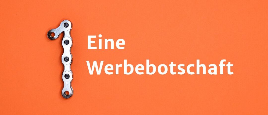 Marketingregel eine Kundenbotschaft